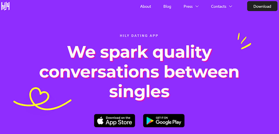 hily dating app free