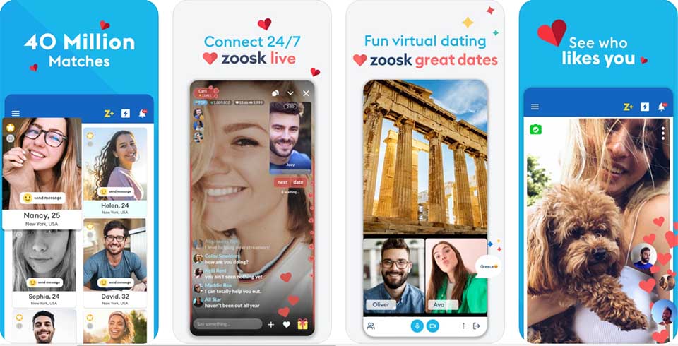 Apple Zoosk screenshots