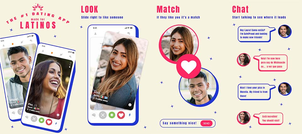 Chispa dating app screenshots