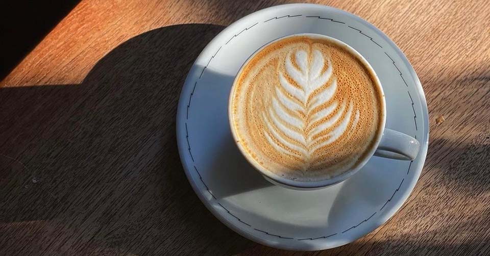 Latte art from Sightglass 