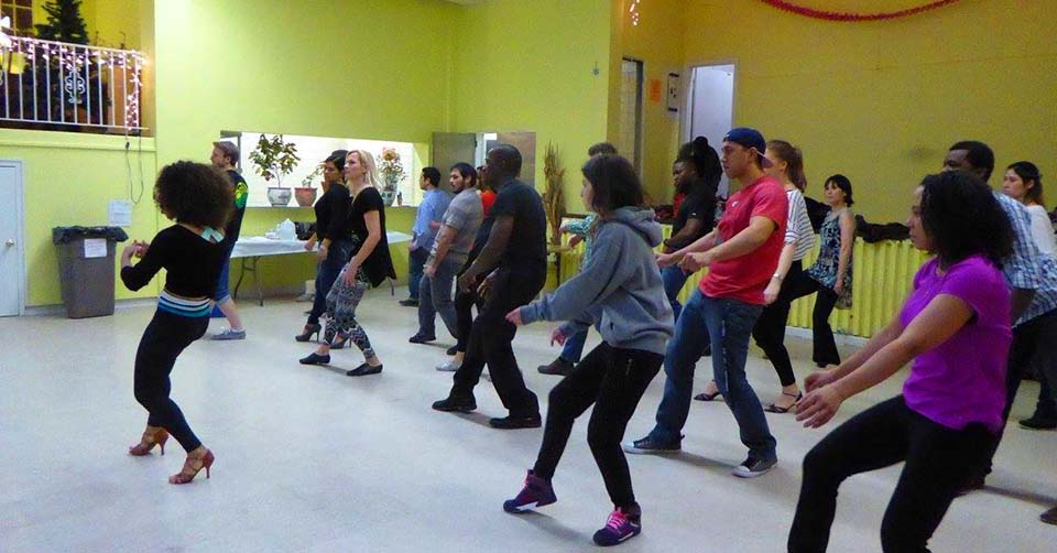 A dance class at DanceSport DuPont Circle Washington DC