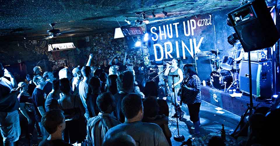 A live music event at Double Down Saloon Las Vegas