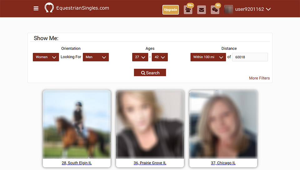 Equestrian Singles screenshot