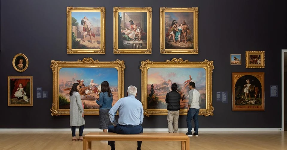 A classical art exhibit at Crocker Art Museum Sacramento