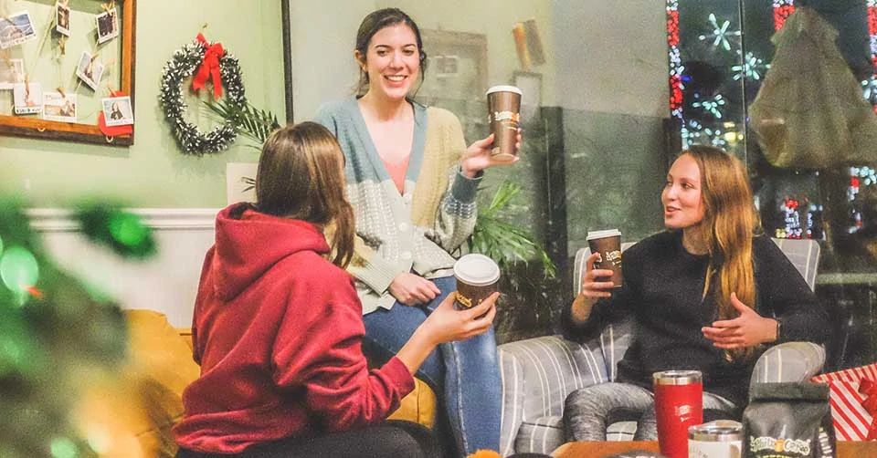 Friends at Philz Coffee Sacramento