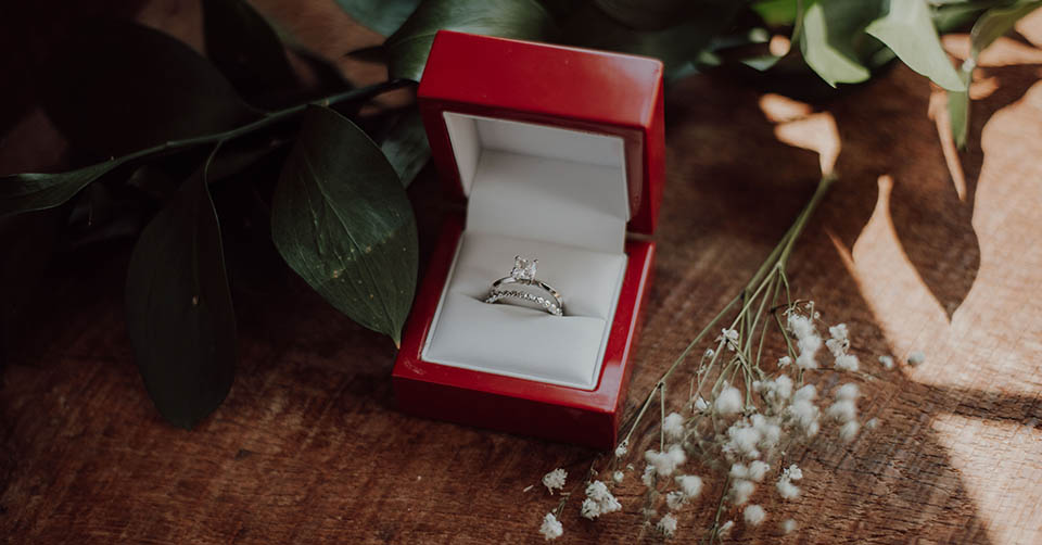 An elegant engagement ring