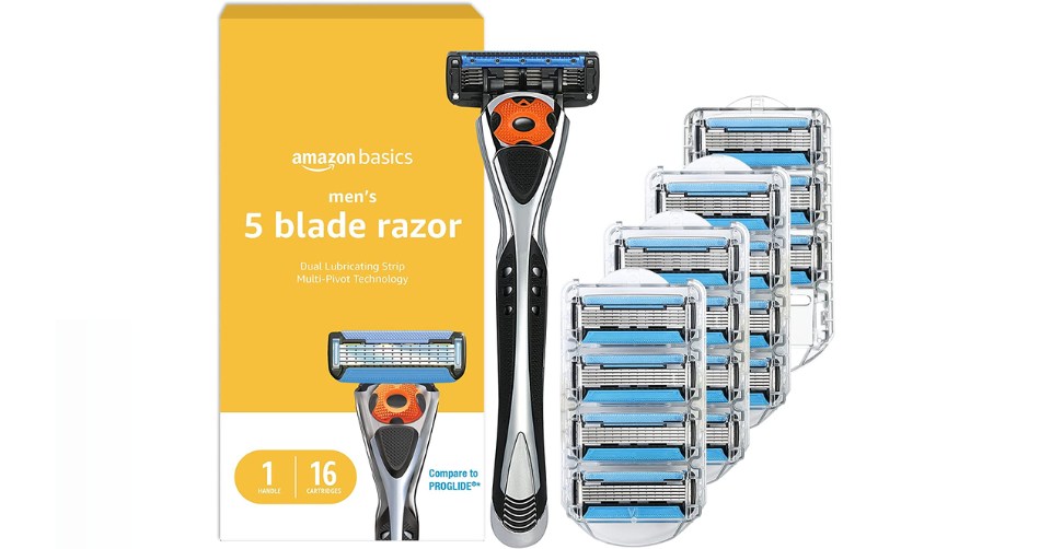 Amazon Basics 5-blade razor
