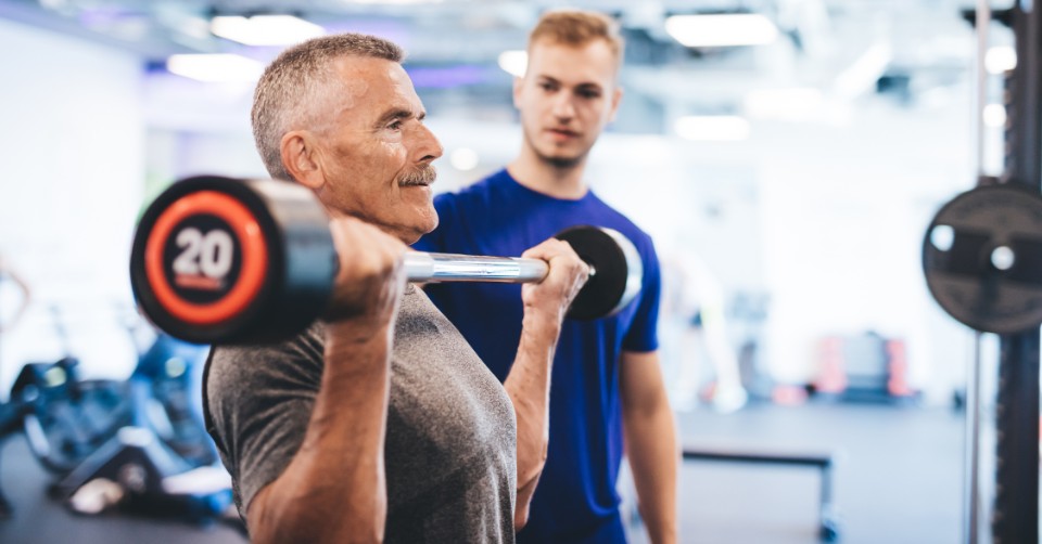 Weightlifting is one of the top hobbies for men over 50
