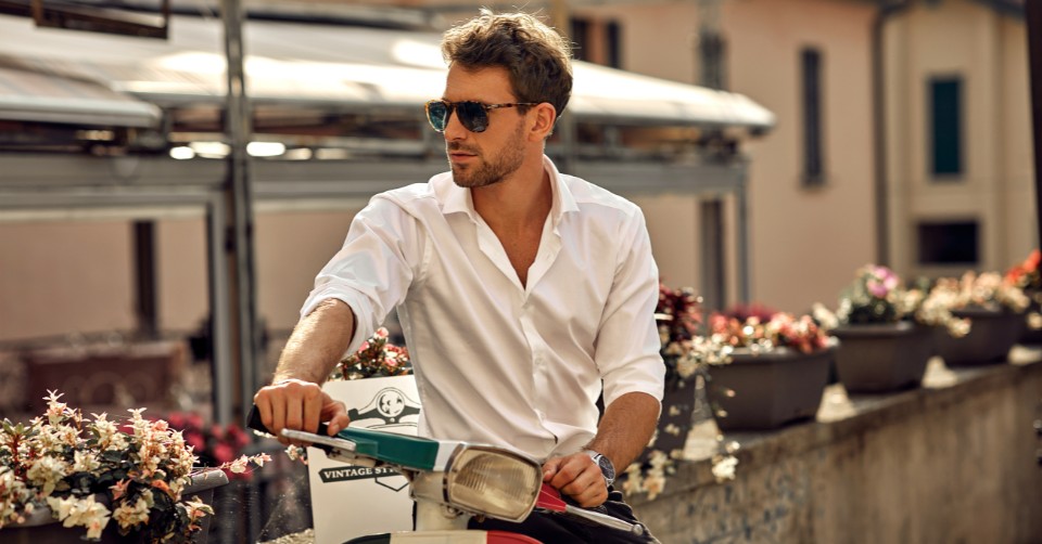 A button-down is one of the most attractive things men can wear
