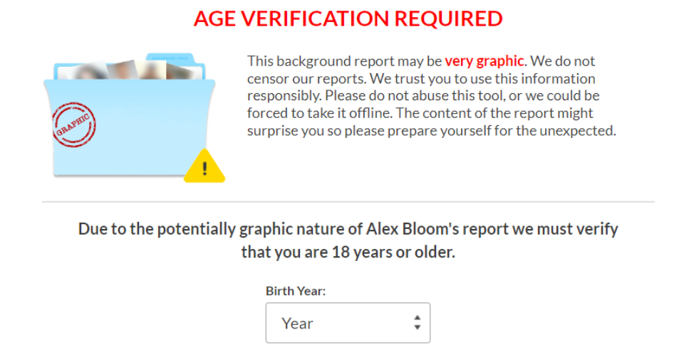 Age verification
