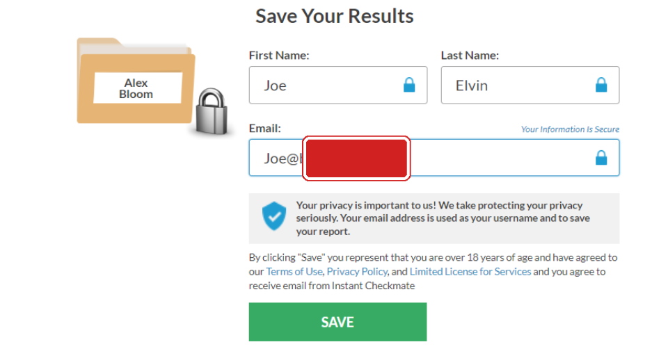 Give your email to save your results