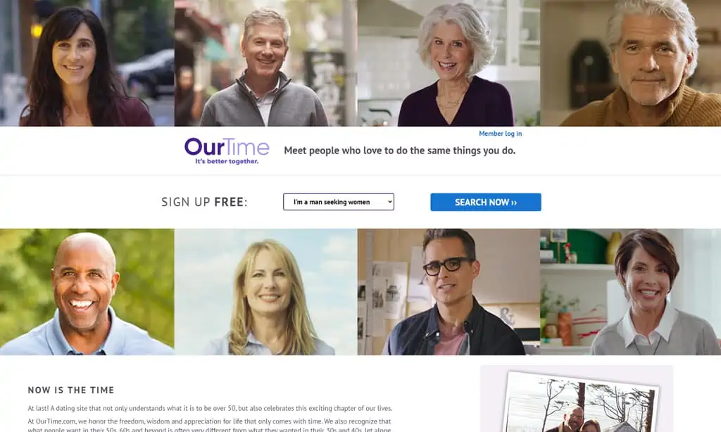 Best OurTime features for light dating1