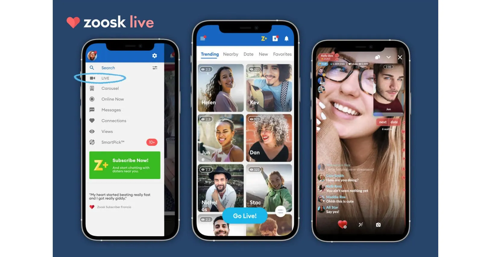 Zoosk vs Match for adult singles