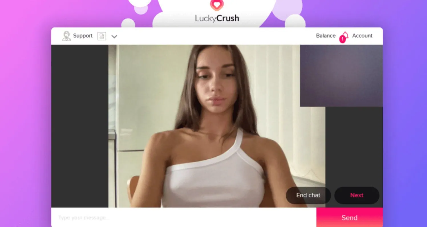 Luckycrush Video Chat example