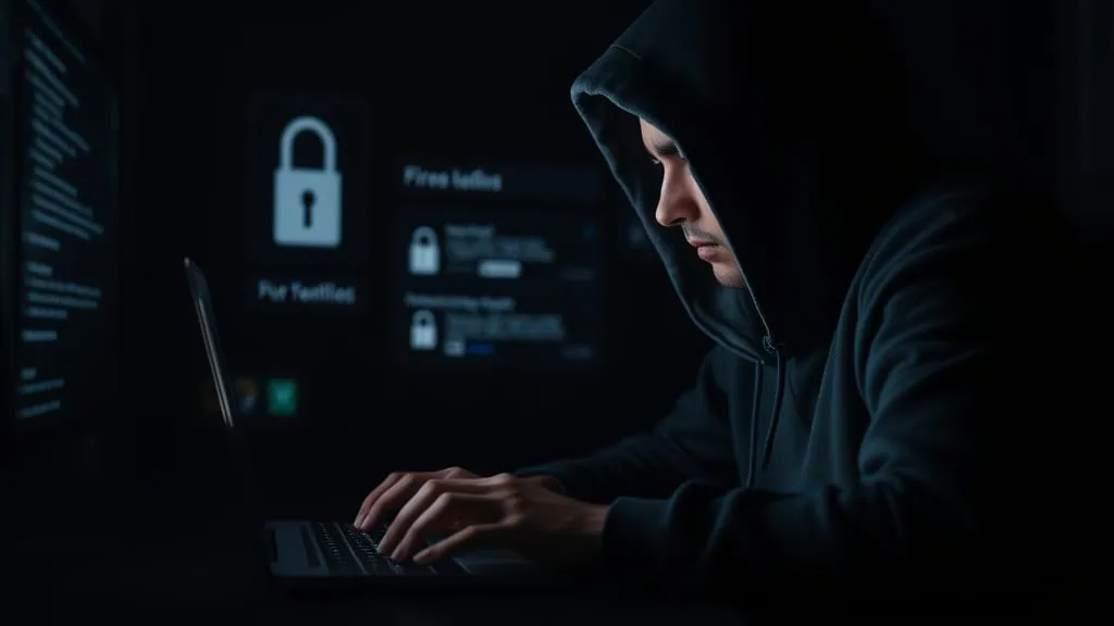 Online safety on laptop screen for secure conversations on Flingster