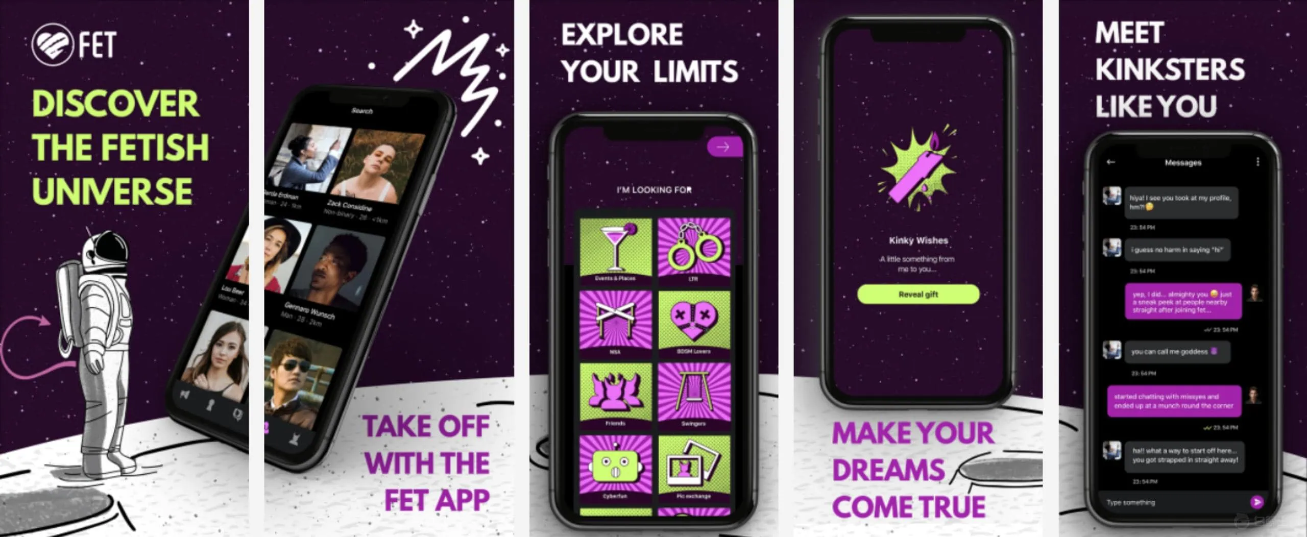 Fet App Branding and features