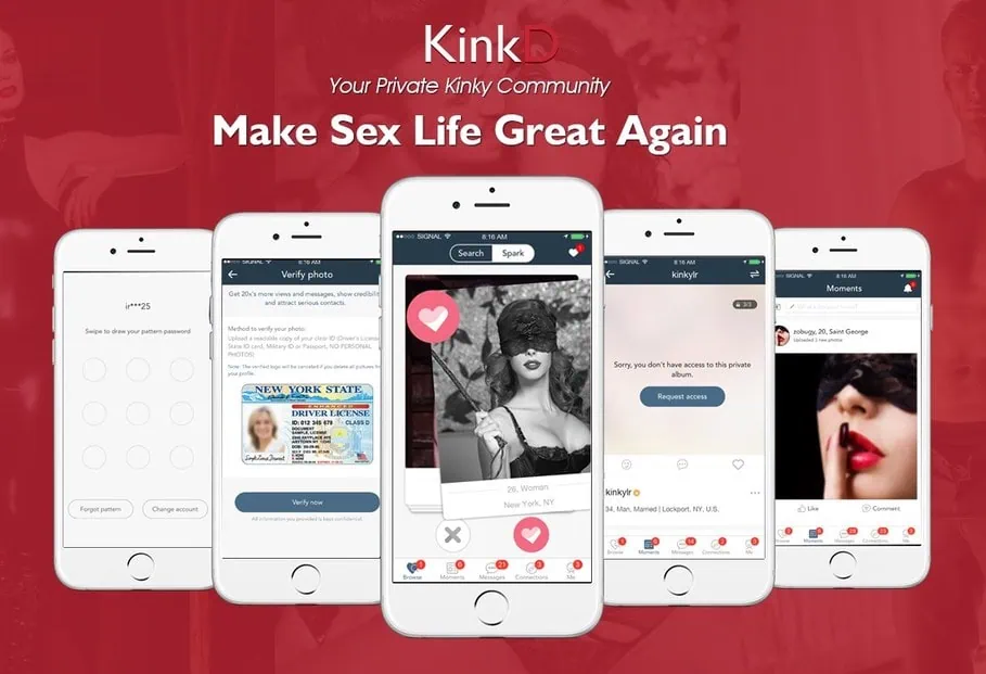 KinkD App Features