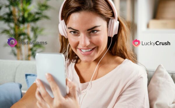 One young adults enjoy a lively video chat, on a phone in a cozy living room showcasing the fun of online connections.