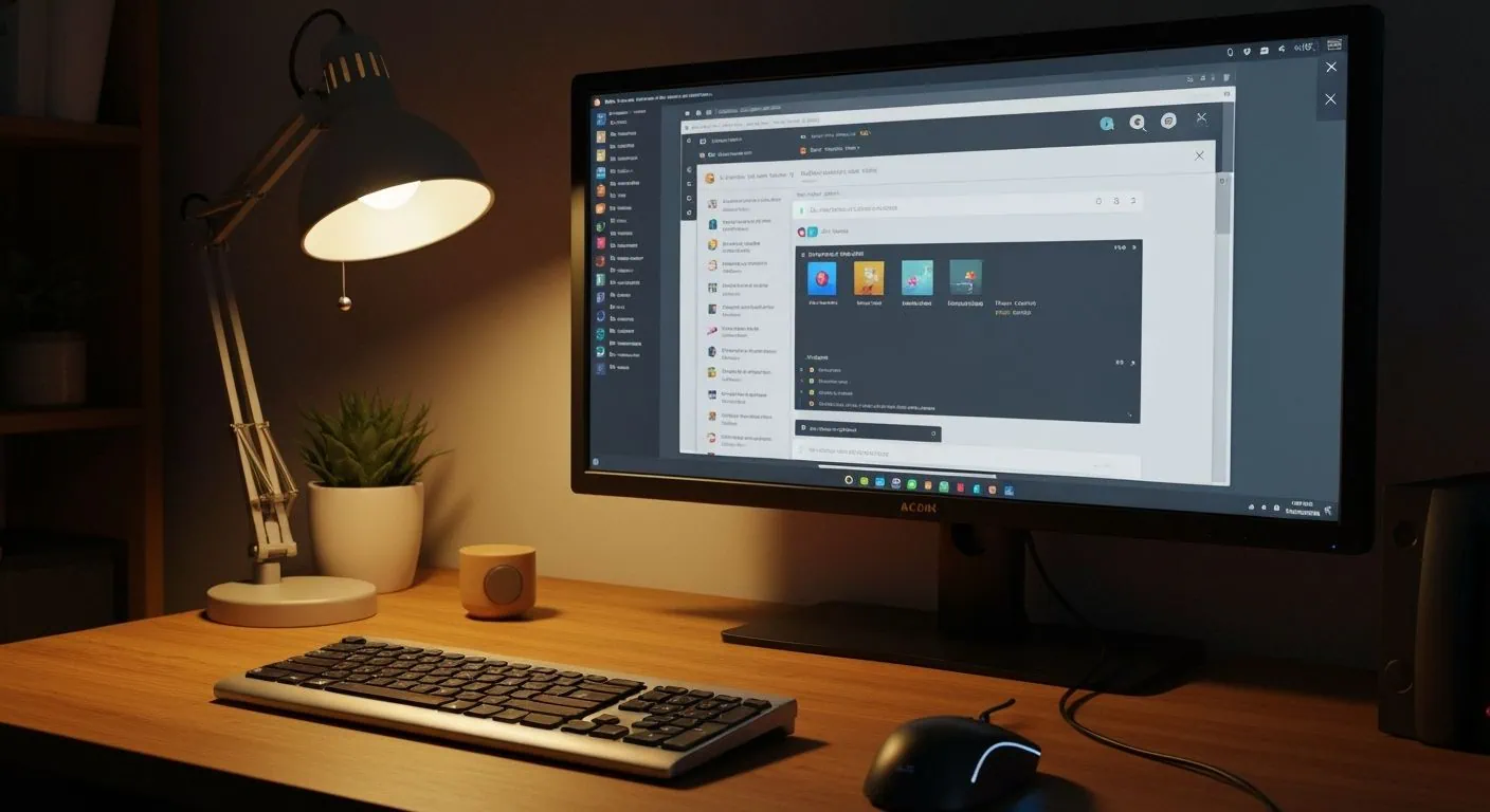 High-resolution desktop setup viewing cam site with full features and large video feed for optimal experience.